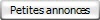 Petites annonces